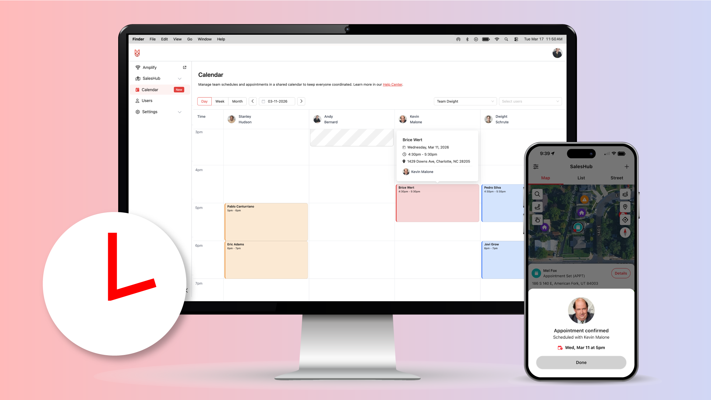 how to schedule appointments in field sales